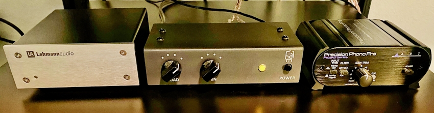 [Three phono preamps shootout]