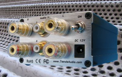 Trends Audio TA-10.2.P class-T power amplifier - rear view