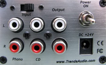 [Trends Audio PA-10 rear view]