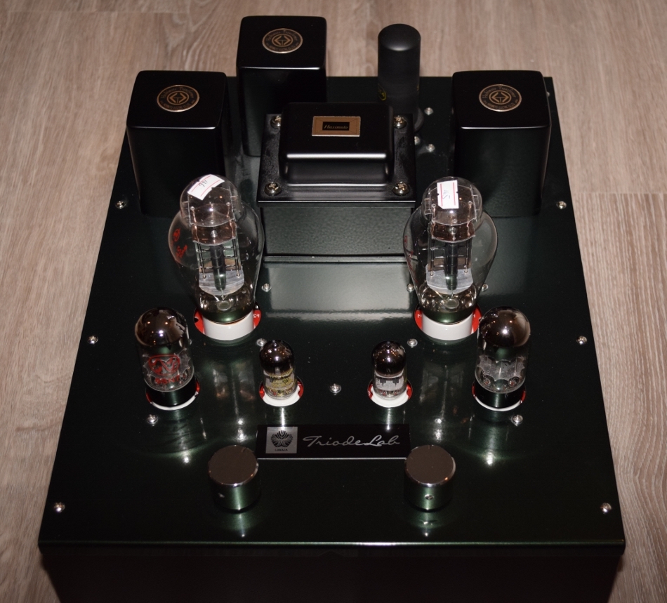 [Triode Lab 2A3 EVO - vista frontale]