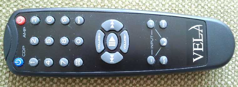 [Vela Audio CD player - remote control]