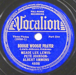 [Boogie Woogie Prayer]
