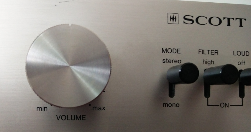 [Scott vintage volume control]